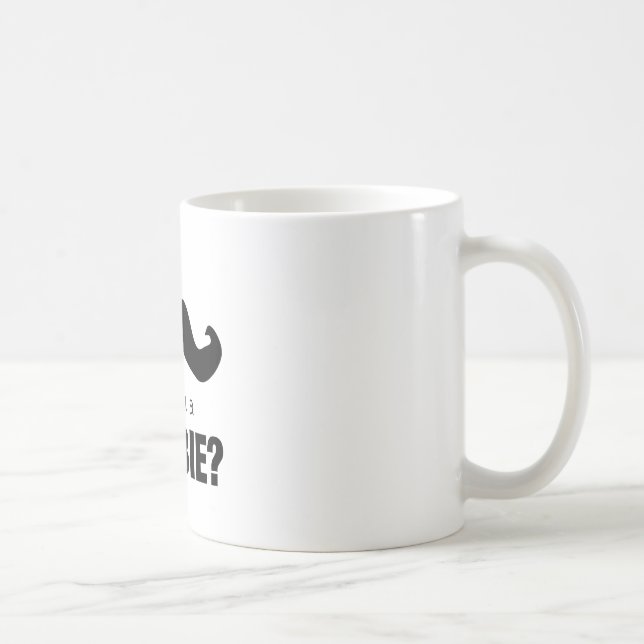 Trauriger i-Schnurrbart….sind Sie ein Zombie? Tasse (Rechts)