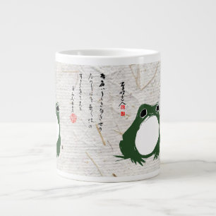 Trauriger japanischer Frosch Toad im 19. Jahrhunde Jumbo-Tasse