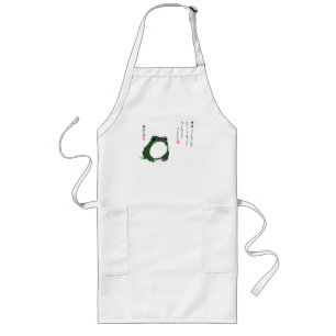 Trauriger japanischer Frosch Toad im 19. Jahrhunde Lange Schürze