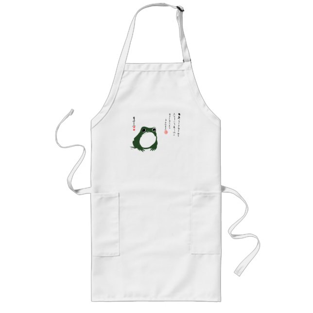 Trauriger japanischer Frosch Toad im 19. Jahrhunde Lange Schürze (Vorne)