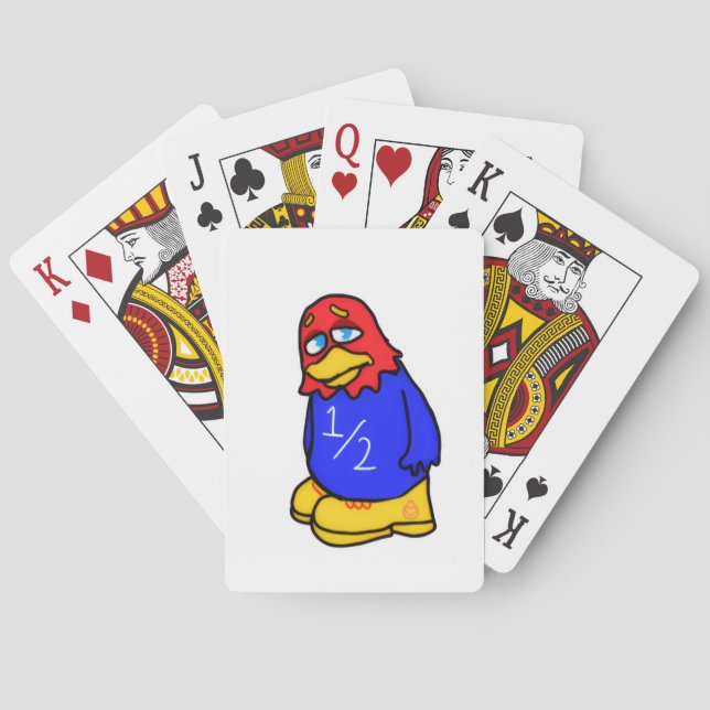 Trauriger Jayhawk  Spielkarten (Rückseite)