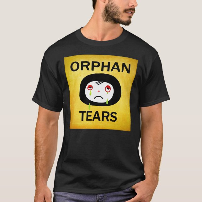 Trauriger Junge Ihr Lieblingsmarsch Orphan Tears E T-Shirt (Vorderseite)
