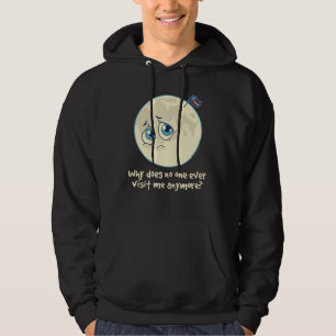 Trauriger Mond Hoodie