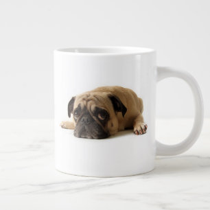 Trauriger Mops Jumbo-Tasse