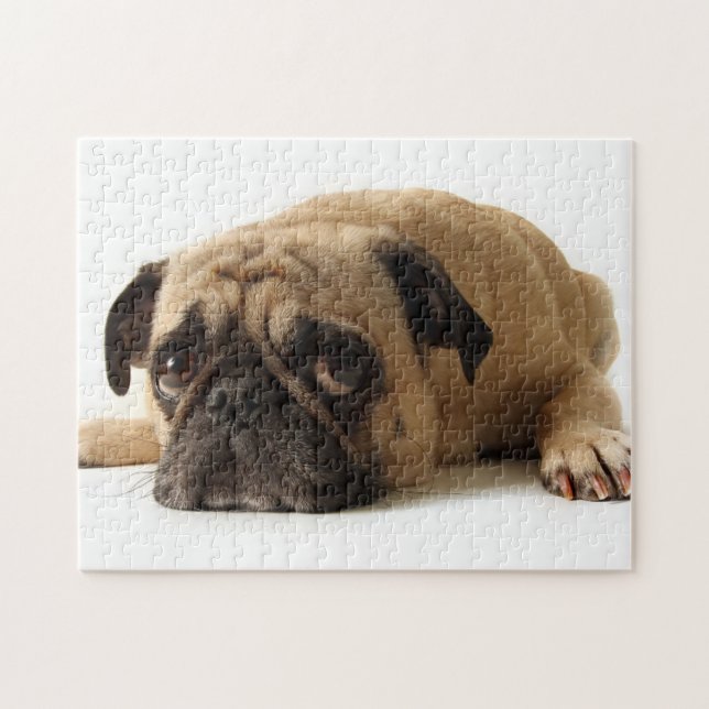 Trauriger Mops Puzzle (Horizontal)