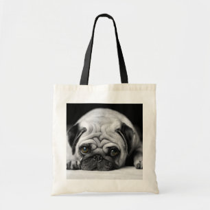 Trauriger Mops Tragetasche