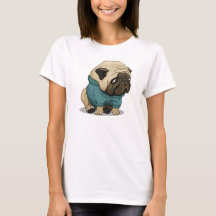 Trauriger Mopshund