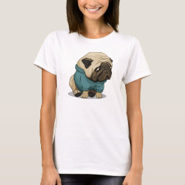 Trauriger Mopshund T-Shirt