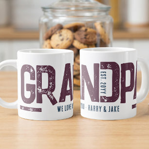Trauriger Opa, liebe dich letztes Jahr Pflaume Bla Jumbo-Tasse