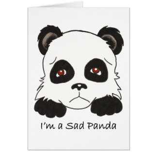 Trauriger Panda