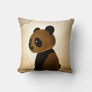 Trauriger Panda Kissen