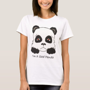 Trauriger Panda T-Shirt
