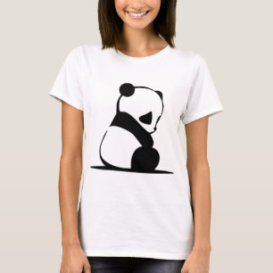 Trauriger Panda T-Shirt
