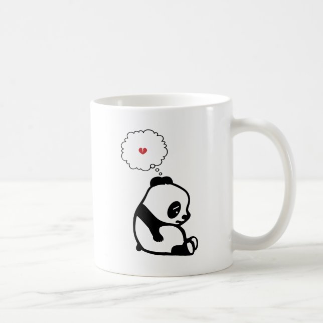 Trauriger Panda Tasse (Rechts)
