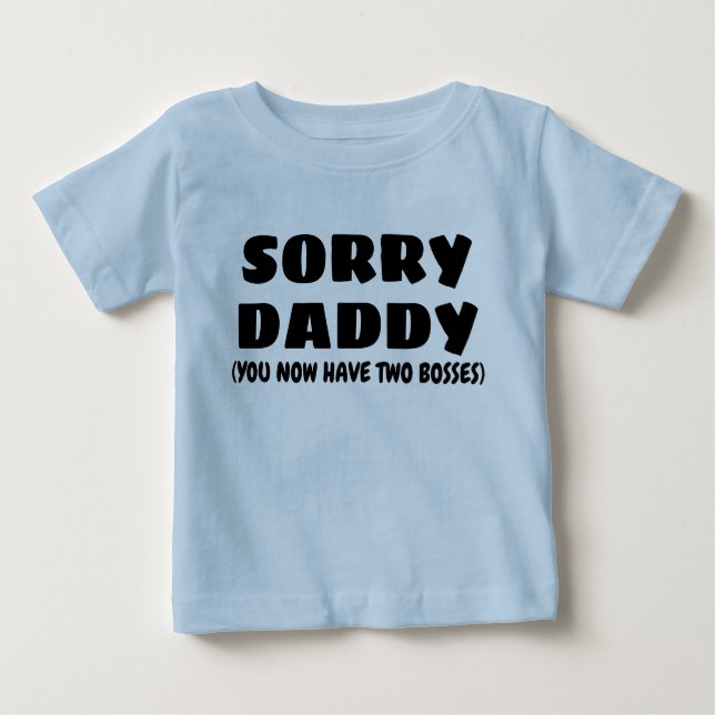 TRAURIGER VATI BABY T-SHIRT (Vorderseite)