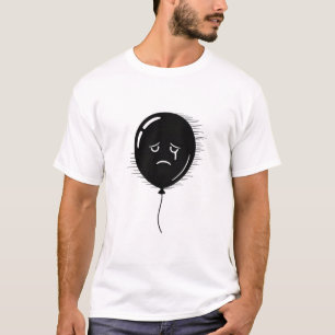 Trauriges Ballon-T-Shirt – Deep Mood Tee
