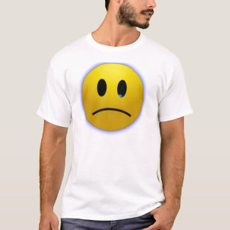 trauriges Gesicht T-Shirt