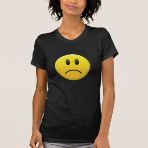 Trauriges Gesicht T-Shirt