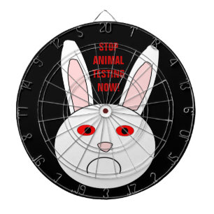 Trauriges Laborkaninchen Dartboard Dartscheibe