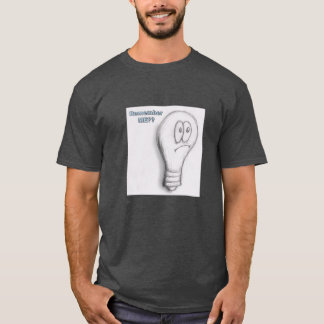 Trauriges Lampen-Shirt T-Shirt