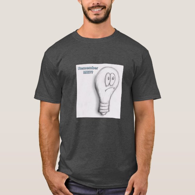 Trauriges Lampen-Shirt T-Shirt (Vorderseite)