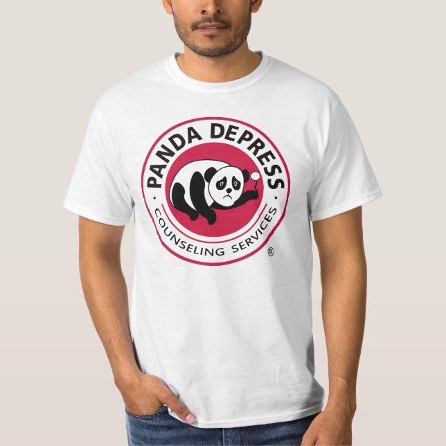 Trauriges Panda-T-Shirt T-Shirt (Vorderseite)