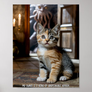 Trauriges und Einsames Haustier Poster Druck: Mein