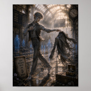 Traurigkeit / Langsamer Tänzer / Bahnhof Poster