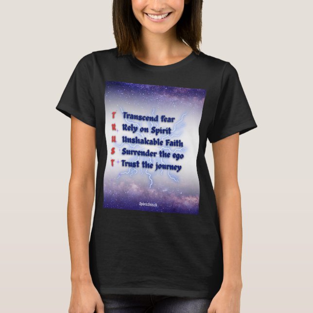 TRAUST Akronym Inspirational Women's T - Shirt (Vorderseite)
