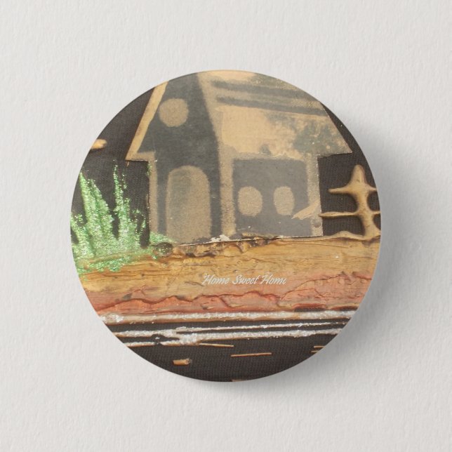 Trautes Heim Kunstprint Button (Vorderseite)
