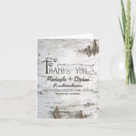 Trauung der Birkenbäume dank Karte