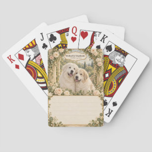 Trauungsgästebuch-Unterschriften-Deck Great Pyrene Spielkarten