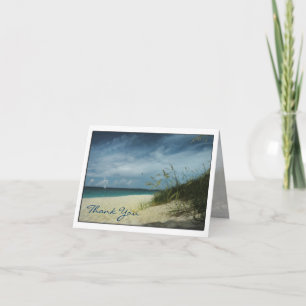 Trauungskarten für Strandhochzeiten Dankeschön Dankeskarte