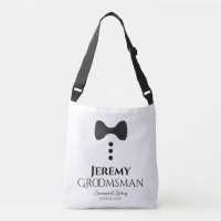 Trauzeuge Black Krawatte Wedding Swag Bag