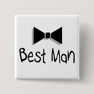 Trauzeuge (Bogen-Krawatte 1) Button