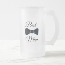 Trauzeuge Bow Krawatte Mattiert Bier Tasse