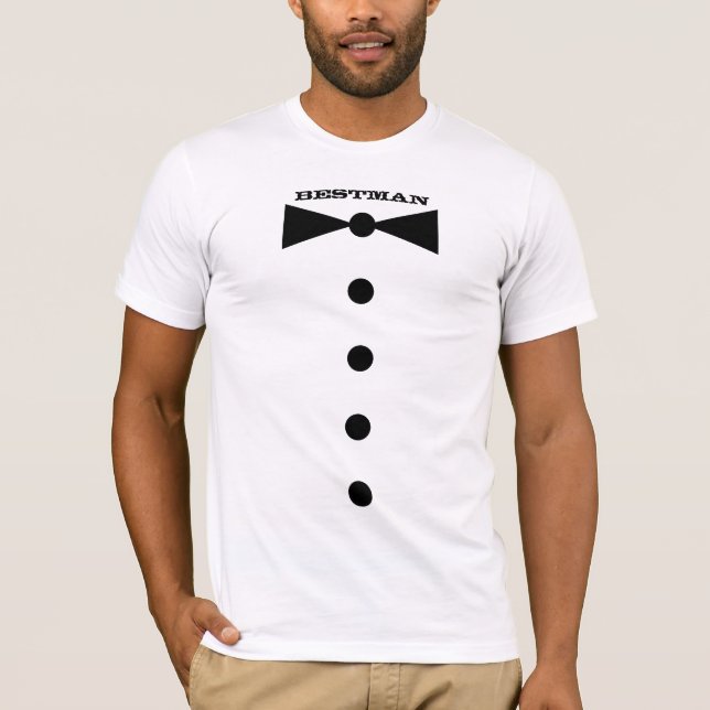Trauzeuge Bowtie T - Shirt (Vorderseite)
