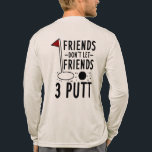 Trauzeuge Custom Friends 3 Putt Golfing Gag Tri-Blend Shirt<br><div class="desc">Planen Sie einen Golfurlaub für Ihre Hochzeitsfeier? Diese Shirts mit eigenem Golfdesign sind der ideale Weg, um Ihren Trauzeugen eine persönliche Touch zu verleihen! Stellen Sie sich vor, Ihre ganze Crew würde in einem klassischen Golfgag-Sprichwort die Links zu T-Shirts mit ihren Namen und Hochzeitsrollen (wie "Trauzeuge", "Trauzeuge" oder "Usher") treffen....</div>