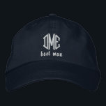 Trauzeuge Custom Wedding Monogram Baseball Cap Bestickte Baseballkappe<br><div class="desc">Überraschen Sie den Trauzeuge mit dieser coolen Baseballmütze, die mit seinem 3-Buchstaben-Monogramm und den Worten "Trauzeuge" unten steht. Ändern Sie einfach den Text und die Farbe der Kappe nach Ihrem Hochzeitstil/Ihren Hochzeitstil-Farben (dieses ist marineblau, also perfekt für Hochzeiten mit nautischen Themen). Dies macht eine phantastische Junggeselle oder Gastgeschenk Hochzeit Geschenk....</div>