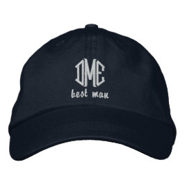 Trauzeuge Custom Wedding Monogram Baseball Cap Bestickte Baseballkappe