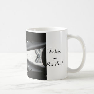 Trauzeuge Danke, Geschenk - Tuxedo Vorlage Tasse