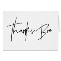 Trauzeuge danken Ihnen, Dank Bro Karte zu