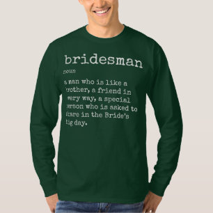 Trauzeuge der Braut Hochzeit Brautjungfer T-Shirt