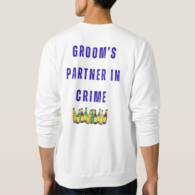 Trauzeuge der Wahl Sweatshirt (Rückseite)