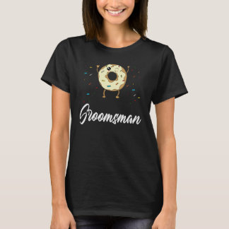 Trauzeuge Donut Hochzeit Brautparty Junggesellenab T-Shirt