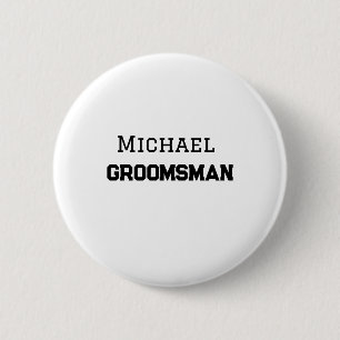 Trauzeuge einfache minimale hinzufügen Name modern Button