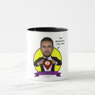 Trauzeuge/Flash-Karikatur Tasse
