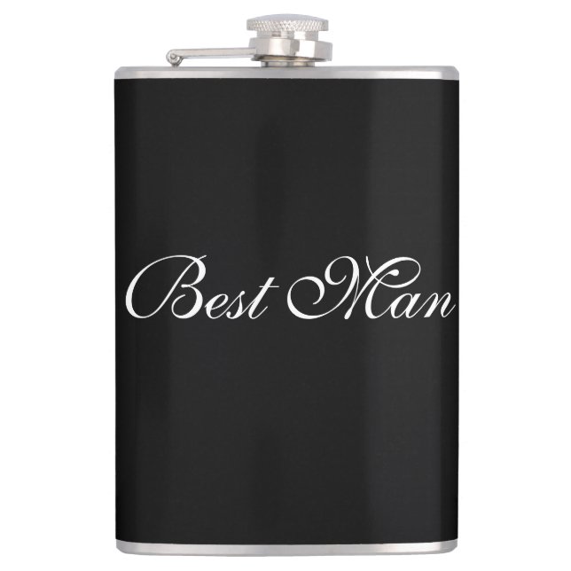 Trauzeuge Flask Flachmann (Vorderseite)