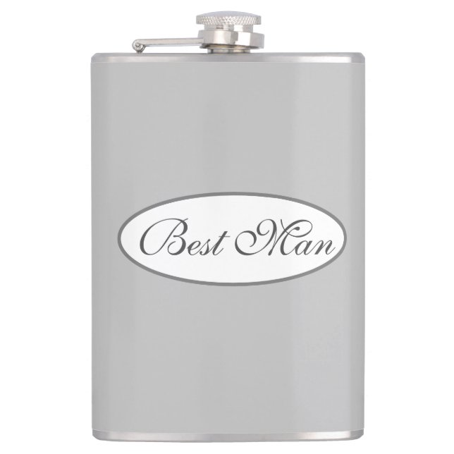 Trauzeuge Flask Flachmann (Vorderseite)