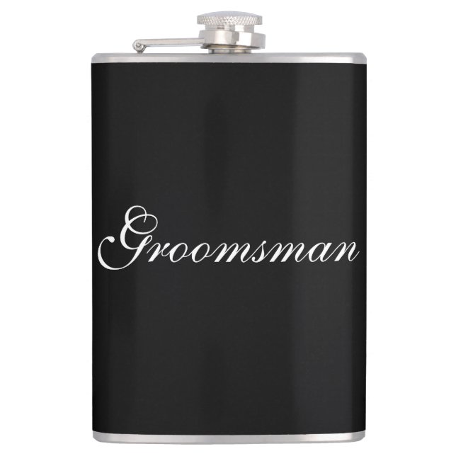 Trauzeuge Flask Flachmann (Vorderseite)